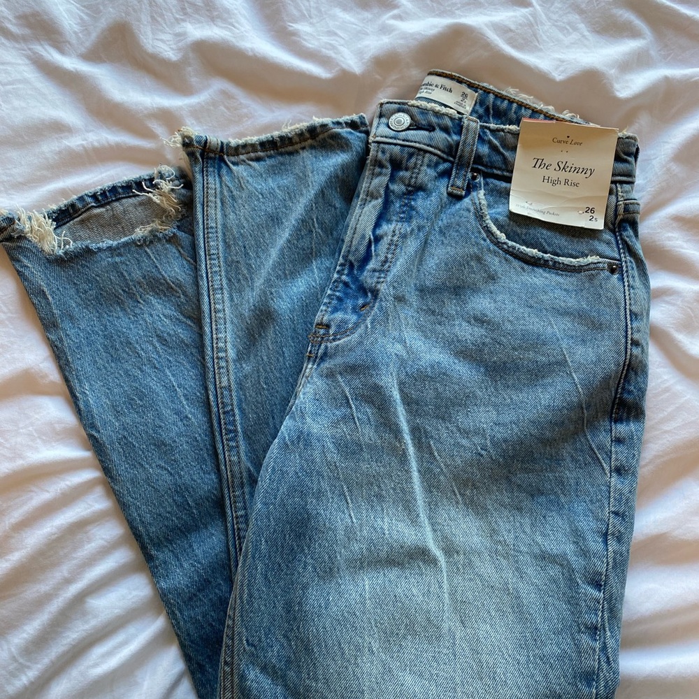 Abercromie High Rise Skinny Jeans
